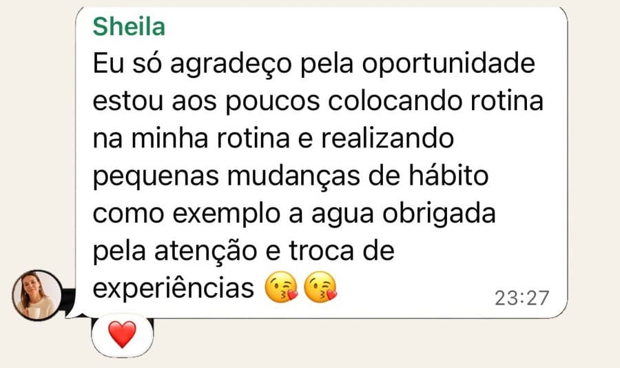 Depoimento de Sheila (Mentoria Desprocrastine-se)